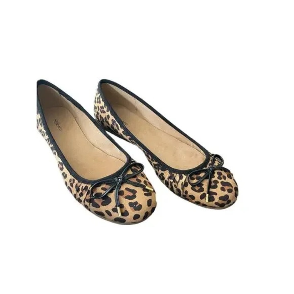 Style & Co. Animal Print Flats with Black Trim